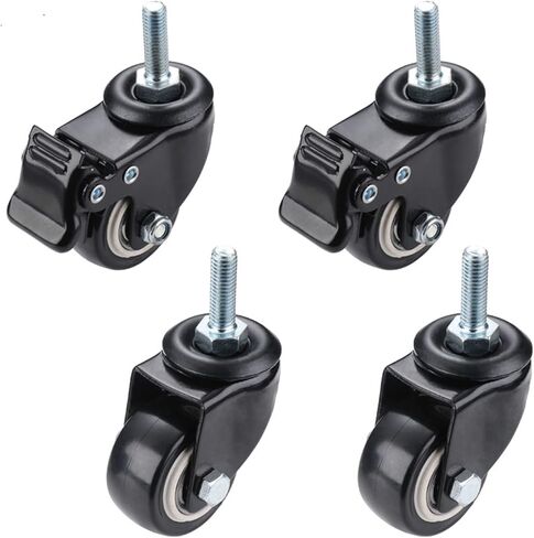 4Pcs Furniture Caster Heavy Duty 200kg 1.5 Inch 40mm 360 Rotatable Screw Swivel Castor Wheels Trolley(Bundle C) in Saudi Arabia