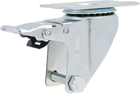 3 بوصة من النوع المتوسط ​​PVC DirectionAlcasters مع العجلات الصناعية البكم يمكن ارتداؤها 2pcs (أبيض) in Saudi Arabia