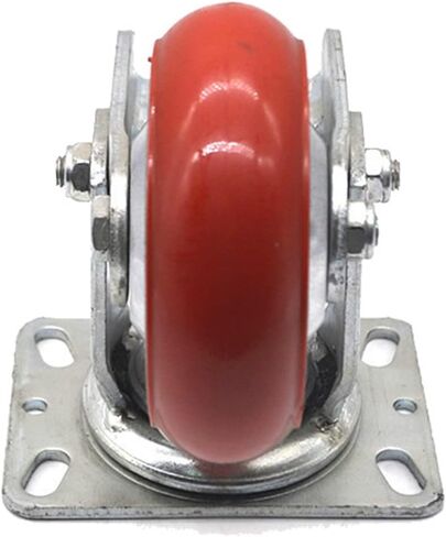 Shock-Absorbing Casters Wear-Resistant PU Iron Core Wheels Trolley Traction Wheel 4/5/6/8inch 1Pcs(Universal Caster,4 inch) in Saudi Arabia
