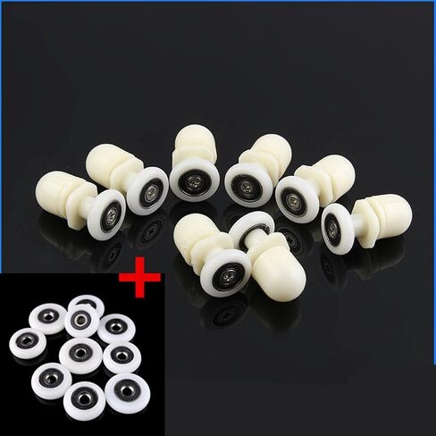 بكرات الحاملة الزجاجية لعجلات البكرة المنزلق عجلات العداء في المقصورة SPA Room 8pcs/set (M341-8pcs ، 19mm) in Saudi Arabia