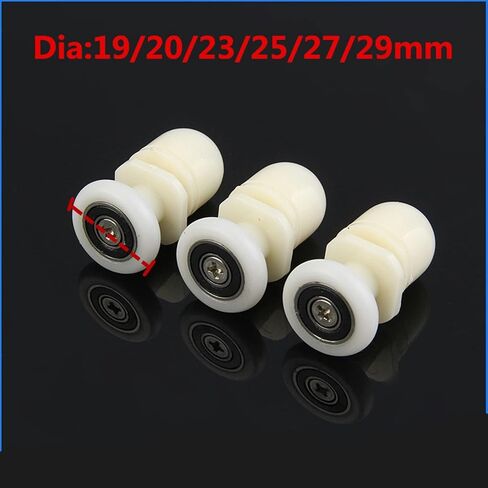 بكرات الحاملة الزجاجية لعجلات البكرة المنزلق عجلات العداء في المقصورة SPA Room 8pcs/set (M341-8pcs ، 19mm) in Saudi Arabia