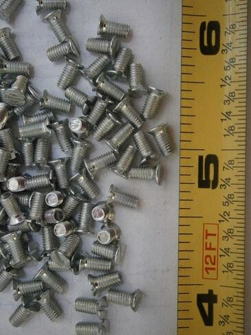 حزمة جديدة من مسامير الماكينة M3 × 6 رأس مسطح من القطع HD الصلب الزنك BN373 الكثير من 47#3478A متعددة الأغراض مجموعة متنوعة شاملة للأجهزة. in Saudi Arabia