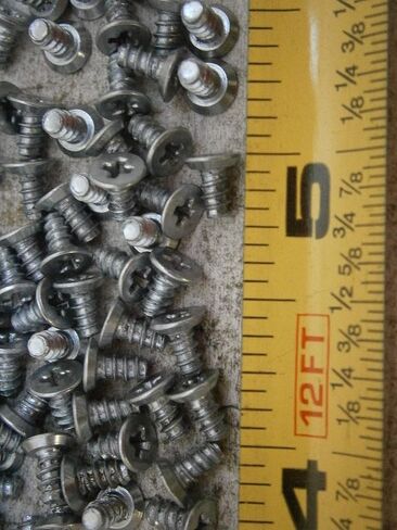 New Pack of Thread Cutting Screws #4 x 1/4" Long Type B Steel Zinc Plated Lot of 100#3474 Multi-Purpose Comprehensive Hardware Fastener Assortment Kit WnyNEH04184 in Saudi Arabia