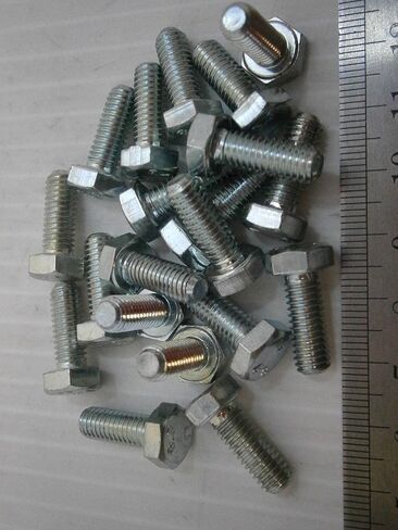 New Pack of M6 x 16mm Hex Head Cap Machine Screw Steel zinc 8.8 lot of 25#1322 Multi-Purpose Comprehensive Hardware Fastener Assortment Kit WnyNEH03956 in Saudi Arabia