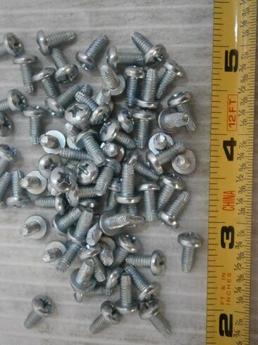 حزمة جديدة من مسامير f 8/32 × 3/8 Phillips Pan Head Steel Zinc Plented الكثير من 100#2287 متعددة الأغراض مجموعة متنوعة شاملة أجهزة تشويش Wnyneh04857 in Saudi Arabia