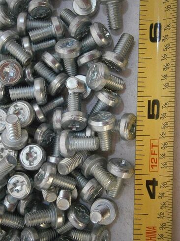حزمة جديدة من مسامير الماكينة 10/32 × 3/8 Torx Pan Head Steel الزنك الكثير من 75#2977 متعددة الأغراض مجموعة التماثيل الشاملة للأجهزة Wnynenh04801 in Saudi Arabia