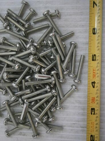 New Pack of Machine Screw 8/32 x 1 Phillips Pan Head Ext. Steel Zinc Lot of 50#2306 Multi-Purpose Comprehensive Hardware Fastener Assortment Kit WnyNEH03873 in Saudi Arabia