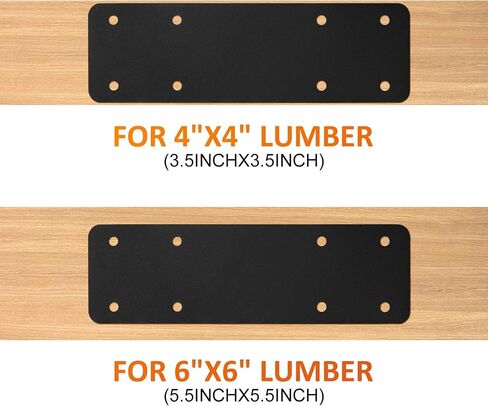 2 حزمة 10 "x3" صفيحة فولاذية مستقيمة ، لوحة إصلاح شديدة التحمل ، بعد أن تصل إلى حزمة قواس إصلاح ، حزام الشكل ، أقواس العريشة للخشب 4x4 6x6 الأخشاب in Kuwait