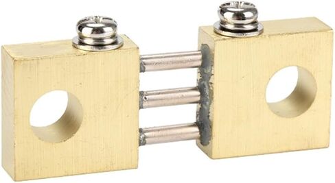 FL-19B Shunt 100A 200A 300A 400A 500A 600A 1500A 75mV Welding Machine Brass Resistor DC Shunts for Current Analogue Panel Meter 1Pcs(300A) in Saudi Arabia