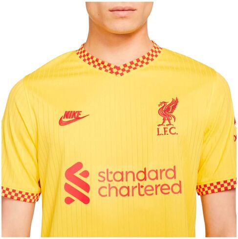 Nike Men's Dri Fit Liverpool FC Stadium 3rd Jersey Yellow (Medium) in Saudi Arabia