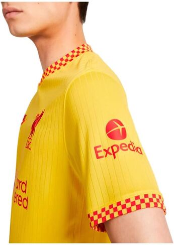 Nike Men's Dri Fit Liverpool FC Stadium 3rd Jersey Yellow (Medium) in Saudi Arabia