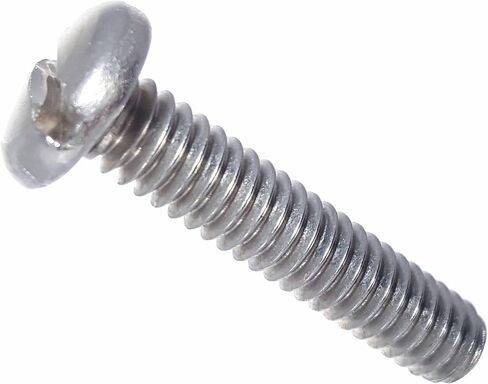 2-56 × 1/4 "مسامير آلة رأس المقلاة ، محرك أقراص محاصرة ، الفولاذ المقاوم للصدأ 18-8 ، الخيط الكامل ، النهاية الساطعة ، خيط الماكينة ، الكمية 100 بواسطة Fastenere in Saudi Arabia