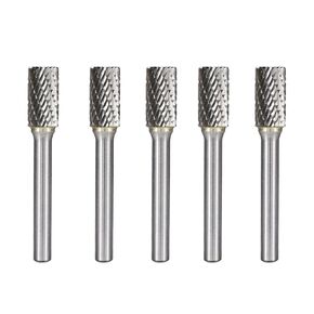 6 مم شانك قطع مزدوجة قطع دوارة بت النوع من Tungsten كربيد ملف دوار للأدوات اليدوية الخشبية المعدنية 1pcs (20x10) in Kuwait