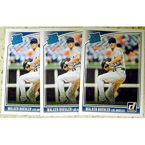 Warehouse Warehouse 587409 Walker Buehler Baseball Card - تصنيف Rookie Prospect الكثير من 3 لوس أنجلوس Dodgers 2018 Donruss No.41 in Saudi Arabia
