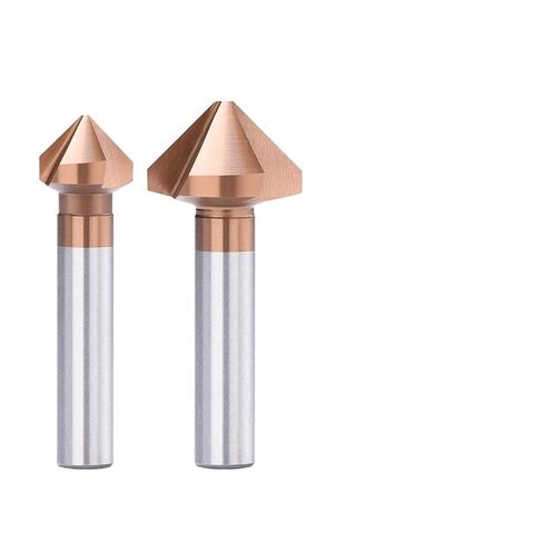 Chamfer 4.5-50mm 3 Flute 90 Degrees Coated Drill Bit Wood Metal Hole Countersink Drill Bit Drilling 1Pcs(18mm) in Saudi Arabia