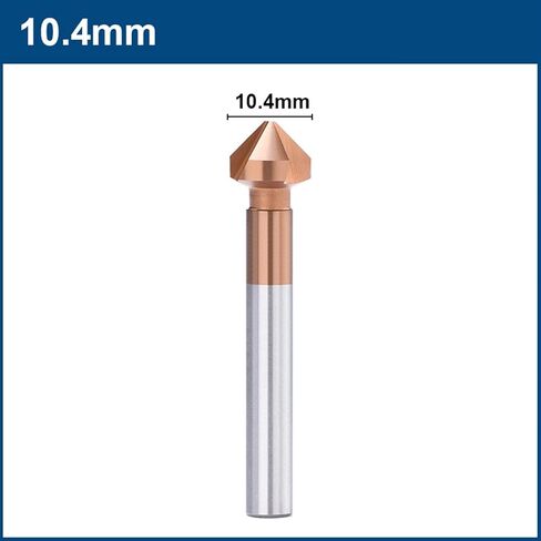 Chamfer 4.5-50mm 3 Flute 90 Degrees Coated Drill Bit Wood Metal Hole Countersink Drill Bit Drilling 1Pcs(18mm) in Saudi Arabia