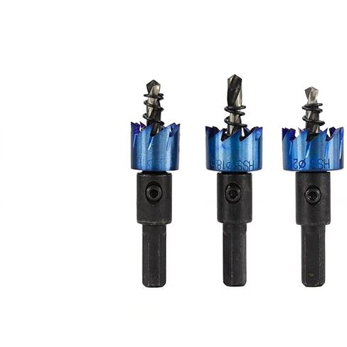Core Drill 16/18.5/20/25/30mm Steel Hole Saw Set Metalworking Drill Bit Hole Opening Tool 5Pcs in Saudi Arabia