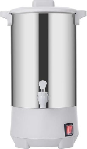 SYBO Commercial Grade Stainless Steel Percolate Coffee Maker Hot Water Urn for Catering, 30-Cup, 3.5L, Grey in Kuwait