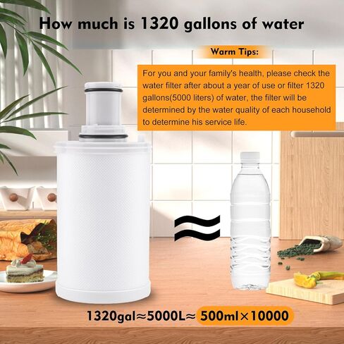 100186 استبدال مرشح المياه المتوافق مع Amway Espring المياه ، الكربون المنشط CTC ، ويمتصها بشكل فعال عناصر ضارة ، يحتفظ المعادن المفيدة. يستمر سنة واحدة أو مرشحات 1320 غال in Kuwait