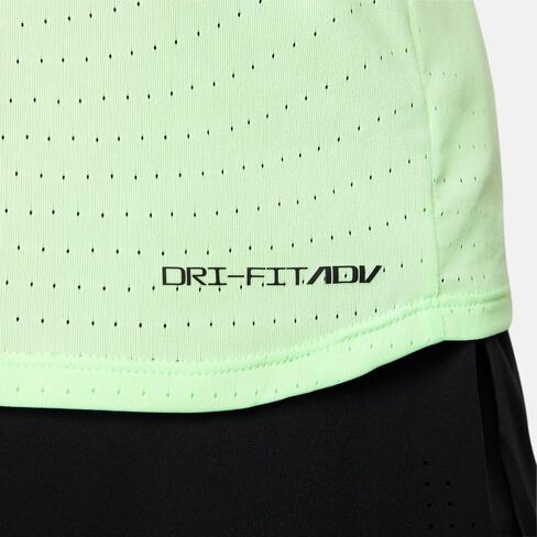 Nike AeroSwift Men's Dri-FIT ADV Running Singlet (Vapor Green/Black, FN4231-376) Size Medium in Saudi Arabia