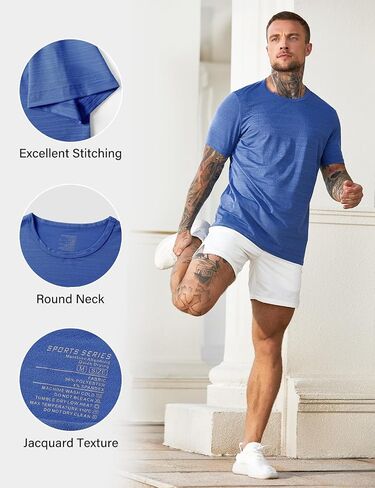 Arjen Kroos Men Men's Jacquard Mesh Performance Thirts Ice Silk حرير سريع ومقاوم للتجاعيد in Kuwait