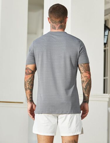 Arjen Kroos Men Men's Jacquard Mesh Performance Thirts Ice Silk حرير سريع ومقاوم للتجاعيد in Kuwait
