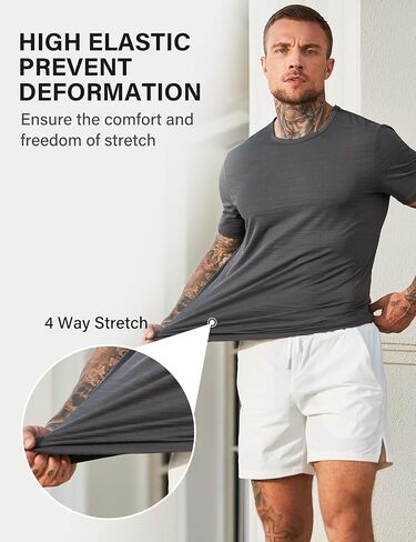 Arjen Kroos Men Men's Jacquard Mesh Performance Thirts Ice Silk حرير سريع ومقاوم للتجاعيد in Kuwait