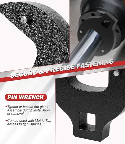 HS5157/HS5167 Seal Kit with Pin Wrench for Seastar Hydraulic Steering Cylinder, Compatible with HC5340, HC5341, HC5348, HC5358, HC5445, HC6750, HC6755 in Saudi Arabia