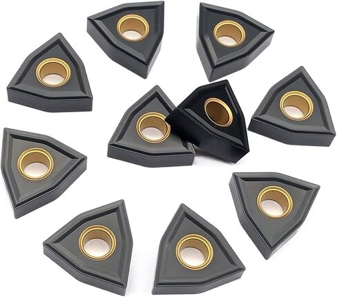 Turning Tool,Carbide Inner Turning Tool 10PCS WNMG080404 KC3115 External Turning Tool Carbide Blades CNC Lathe Tools in Saudi Arabia