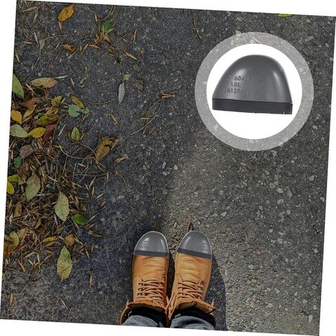 GLEAVI 4pcs Metal Toe Caps for Safety Shoes Puncture Impact-resistant Protective Covers Ergonomic Design for Construction and Labor in Saudi Arabia