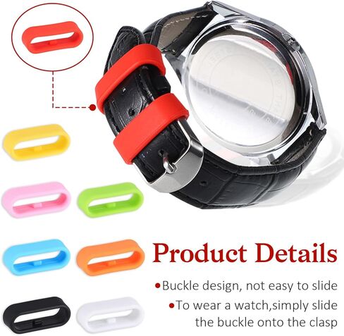 20 مم أمن الساعات الذكية فرق 16 حزمة الساعات Fastener Secure Loops Rubber Watch Connector Assories - in Saudi Arabia