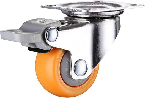 4pcs 2 Inches 50mm Heavy Duty 160kg Swivel Castor Wheels Trolley Furniture Caster Rubber(4C) in Saudi Arabia