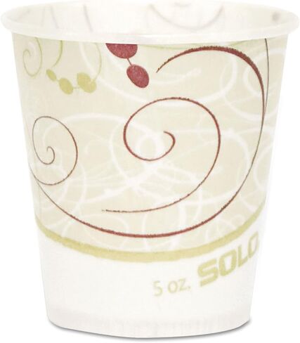 SOLO R53SYMPK Paper Water Cups, Waxed, 5oz, 100/Pack in Saudi Arabia