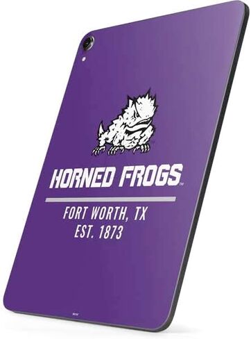 Skinit Skinit Tablet Skin Compatible مع iPad Pro 13in M4 (2024) - التصميم المرخص رسميًا لـ Texas Christian Horned Fort Worth in Saudi Arabia