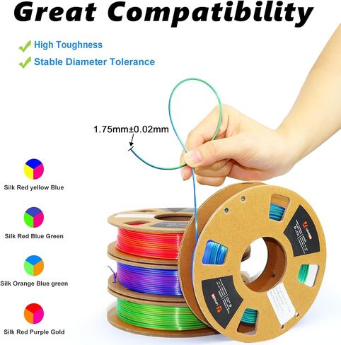 عينة لوفون 3D طابعة قلم خيوط الحرير PLA Small التخزين 3D القلم خيوط 1.75 مم هدية لخيوط الطفل ، Fit Toybox 3D PRINT و 3D PRINTING in Saudi Arabia
