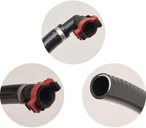 Flow Rite FX Boat Livewell Hoses Kit (Black, Plastic, 1 inches OD / 0.75 inches ID, 11.69 pounds, 1) in Saudi Arabia