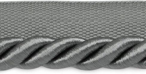 Trims by the Yard Hilda 3/8" Twisted Lip Cord Trim, Ivory (5 Yard Cut) in Kuwait