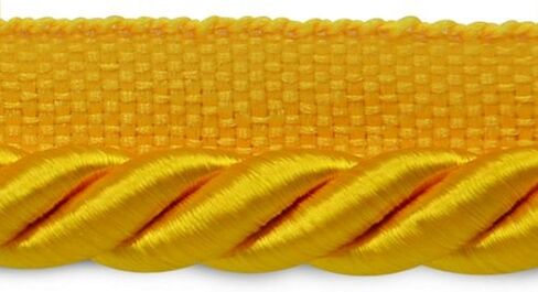 Trims by the Yard Hilda 3/8" Twisted Lip Cord Trim, Ivory (5 Yard Cut) in Kuwait