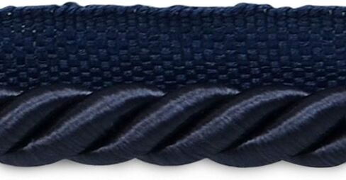Trims by the Yard Hilda 3/8" Twisted Lip Cord Trim, Ivory (5 Yard Cut) in Kuwait