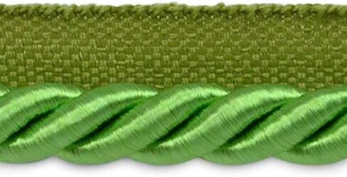 Trims by the Yard Hilda 3/8" Twisted Lip Cord Trim, Ivory (5 Yard Cut) in Kuwait