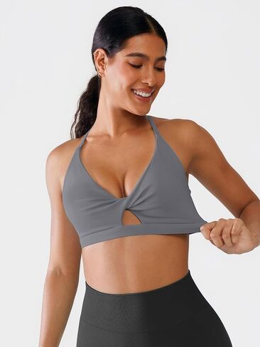 BRXL Women Sports Bra Artraps Back Straps القابلة للإزالة منصات متوسطة التأثير قمم المحاصيل in Kuwait