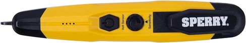 أجهزة Sperry Instruments VD6509 غير قابل للتعديل غير الاتصال مع مصباح يدوي ، مدرج Cetlus ، 1 ، 5 محار/اختبار الجهد الرئيسي ، الأصفر in Saudi Arabia