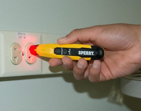 أجهزة Sperry Instruments VD6509 غير قابل للتعديل غير الاتصال مع مصباح يدوي ، مدرج Cetlus ، 1 ، 5 محار/اختبار الجهد الرئيسي ، الأصفر in Saudi Arabia