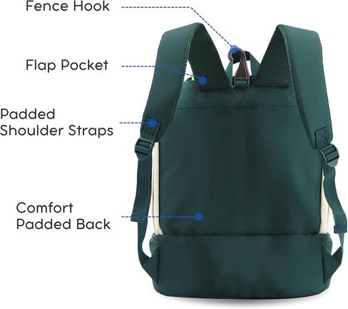 J World Ace 2 Dracket Tennis Backpack for Women Men. تنس الريشة كيس المخلل. كيس الصالة الرياضية للأطفال مع مقصورة الأحذية in Kuwait