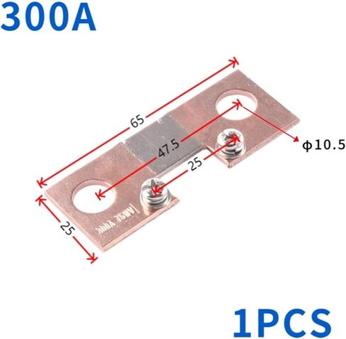 FL-P Chip Shunt 100A 75MV متكاملة على PCB 150A 200A 300A 400A 500A مرتبط بمقاوم أخذ عينات النحاس الخليط DC Shunt 1PC (300A (90 مم)) in Saudi Arabia