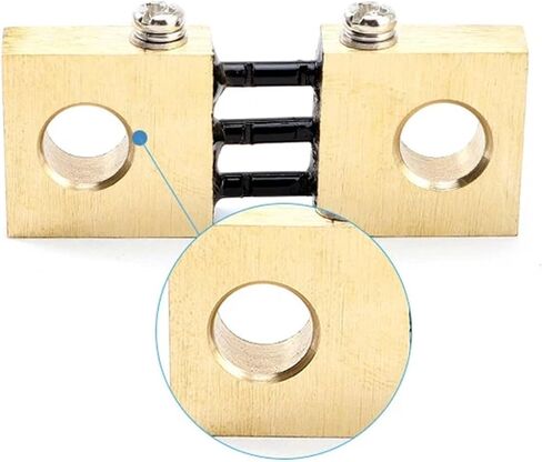 FL-19B Shunt 200A 75mV Welding Machine Brass Resistor DC Shunts for Current Analogue Panel Meter 1Pcs in Saudi Arabia