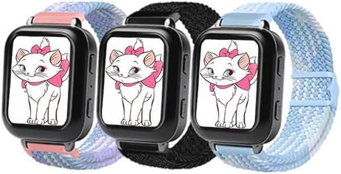3 عبوات متوافقة مع Bark ، بالنسبة إلى نطاقات Comso Jrtrack 5 Smart Watch ، وأشرطة Wristband البديلة المرنة النايلون مع مشبك امتصاص مغناطيسي in Saudi Arabia