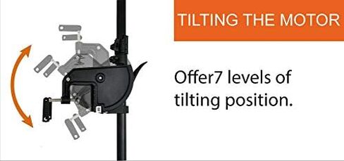 Haswing Electric Trolling Motor - 24V 110 £ 35.4 inch Protruar G محرك بدون فرش مع صندوق تروس Mount Mount in Saudi Arabia