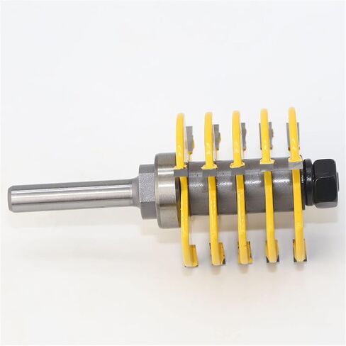 Adjustable Box Finger Joint Bits Tools with 5 Individual Finger 8mm 1/2 Inch 1Pcs(34mm) in Saudi Arabia