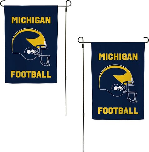 Desert Cactus University of Michigan UM Garden Flag - 19 × 12 بوصة لافتة ميشيغان ولفيرينز ، للعرض في الهواء الطلق والأحداث (التصميم M) in Saudi Arabia